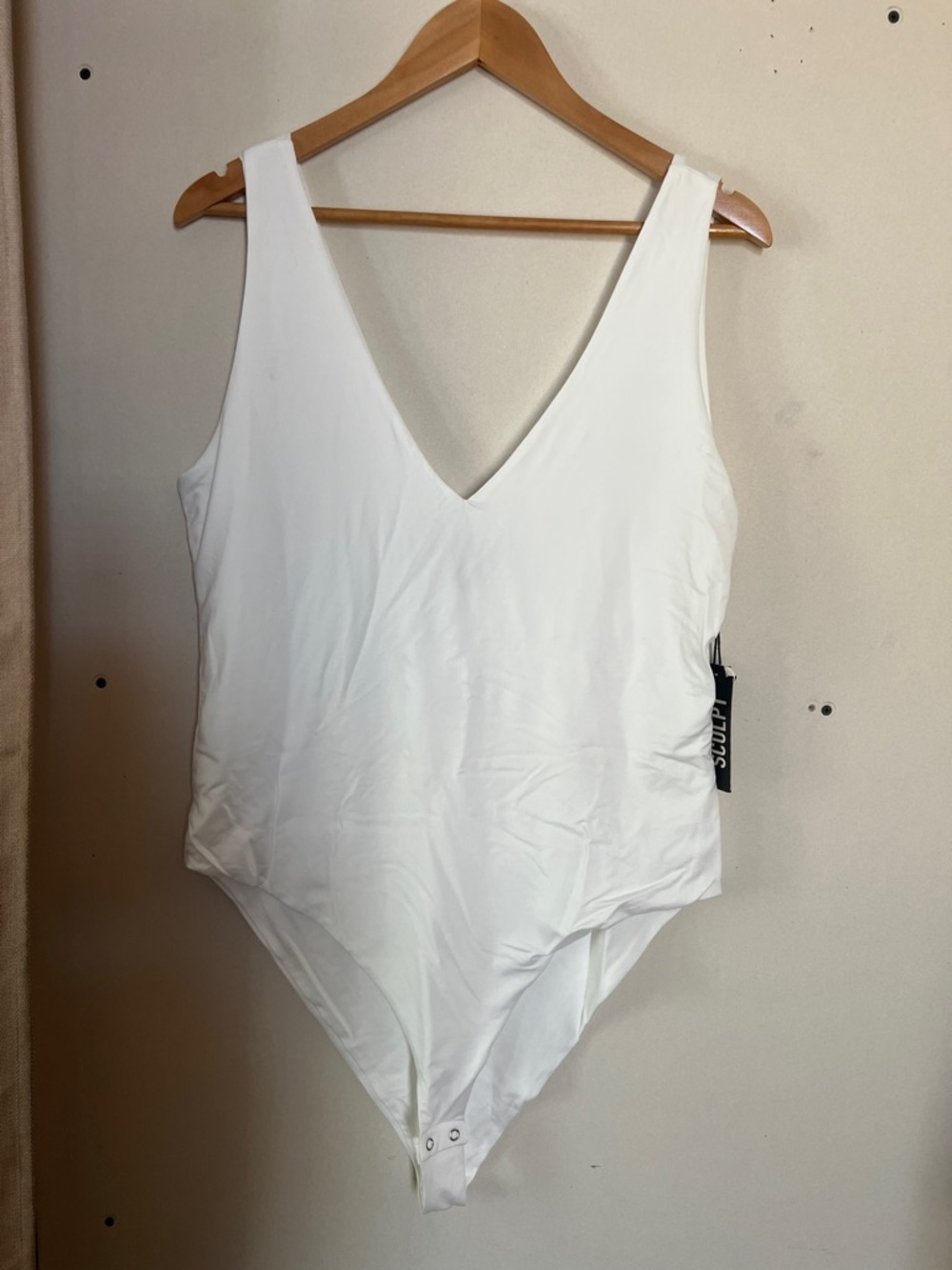 Forever 21 White V-Neck Top